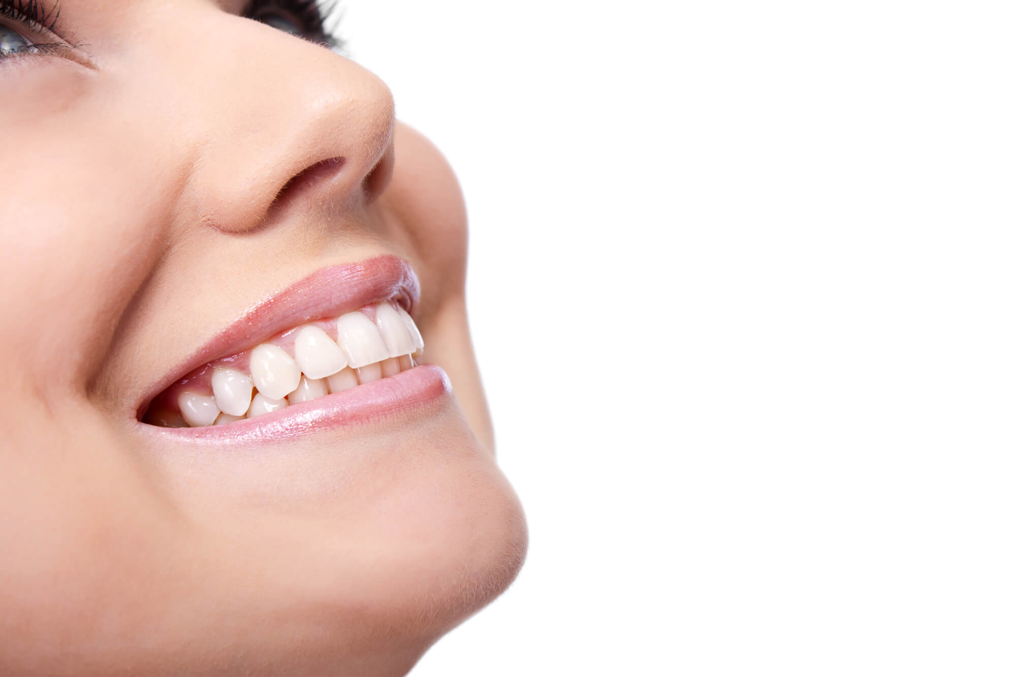 woman smiling with root canal in Simpsonville, SC