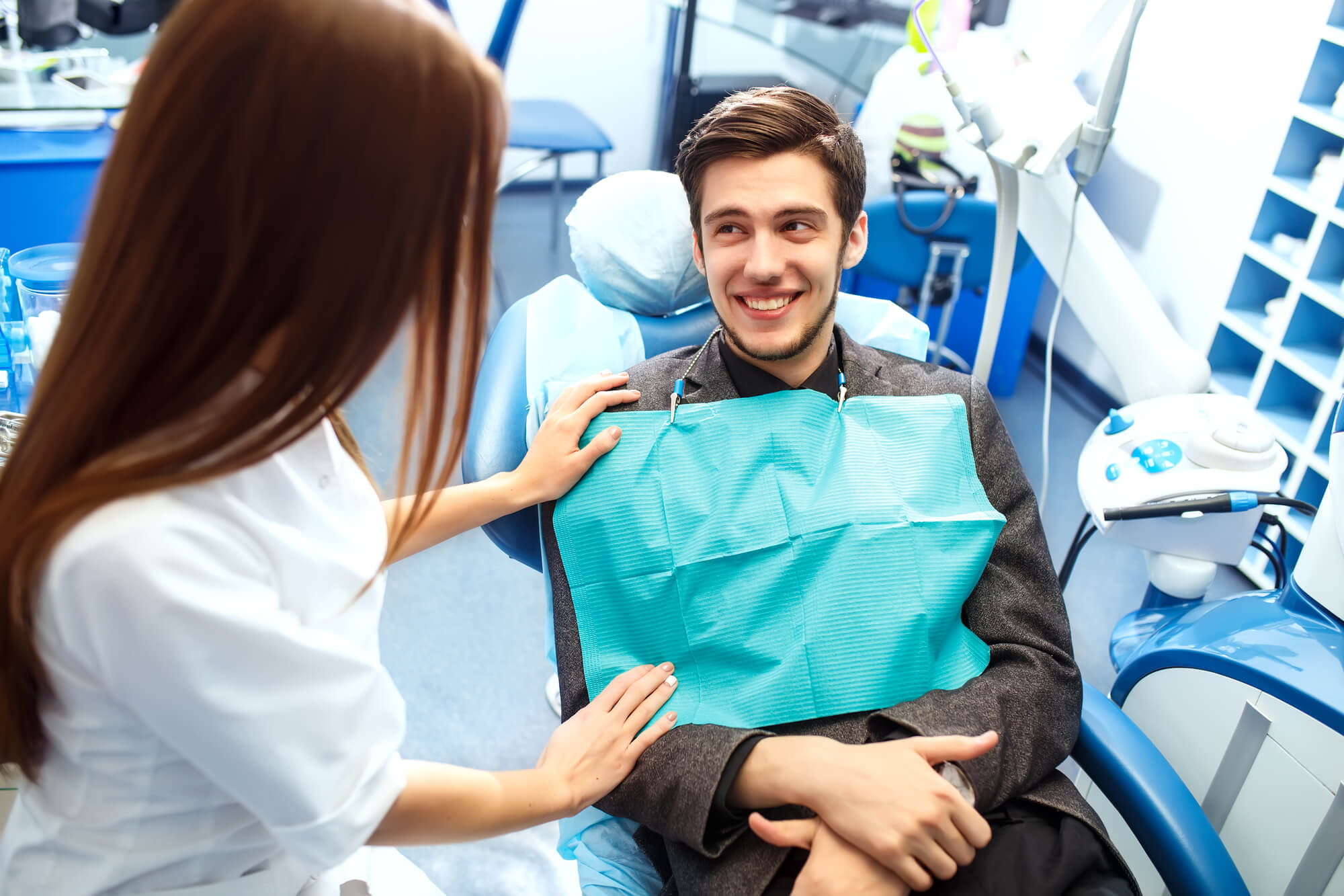 Man preparing for oral surgery in Greenville SC