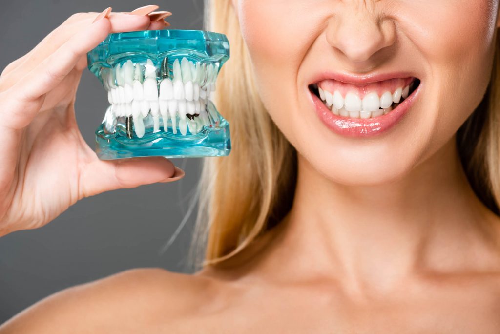 Woman after teeth whitening in Greenville SC  