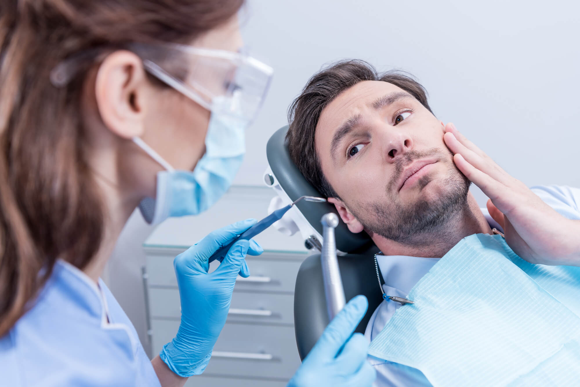 an Emergency Dentist in Greenville SC at work