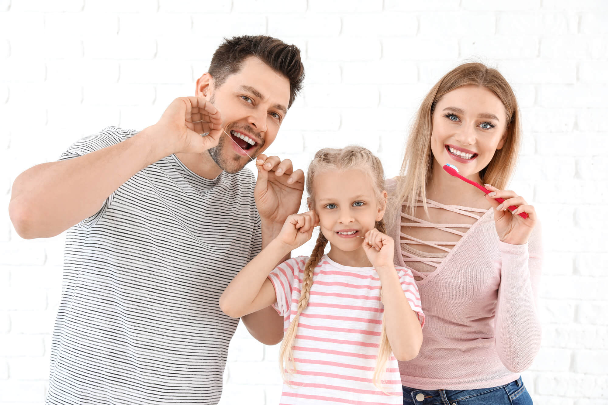 happy family showing best practices related to family dentistry Simpsonville SC